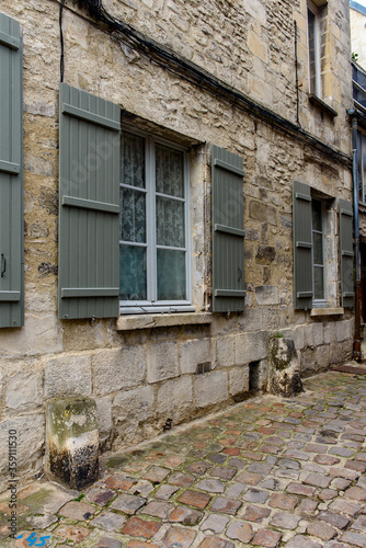 Stone Architecture of Senlis, Medieval town in the Oise department,  France