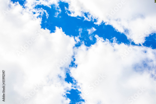 blue sky with clouds