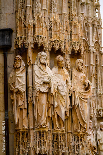 Rouen Cathedral, a Catholic church in Rouen, Normandy, France