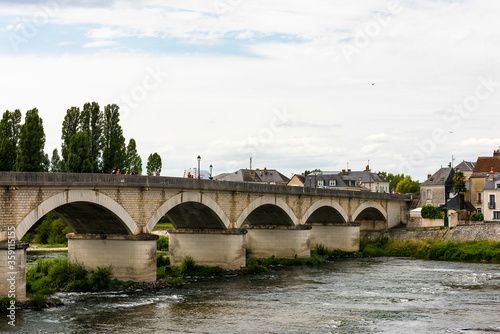 Bridge over the river Loire in Amboise, a town in the Indre-et-Loire department, France © Anton Ivanov Photo