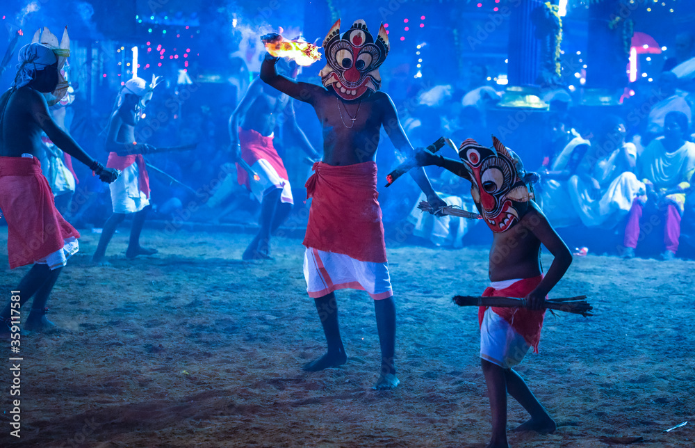 Fototapeta premium Fire & Dance