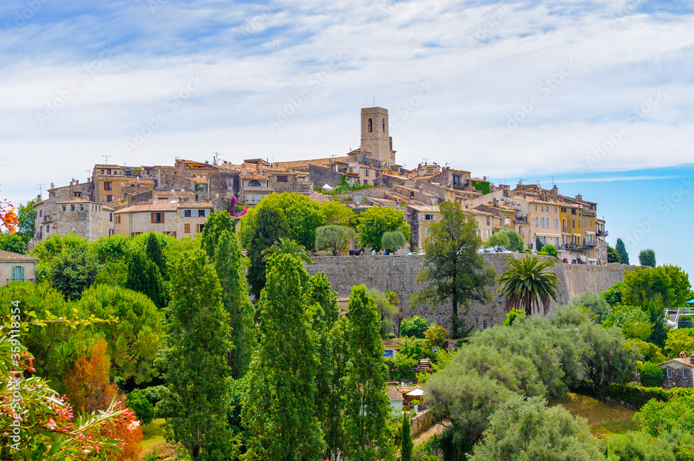 It's Saint Paul de Vence, France. Old medieval town of the French Riviera