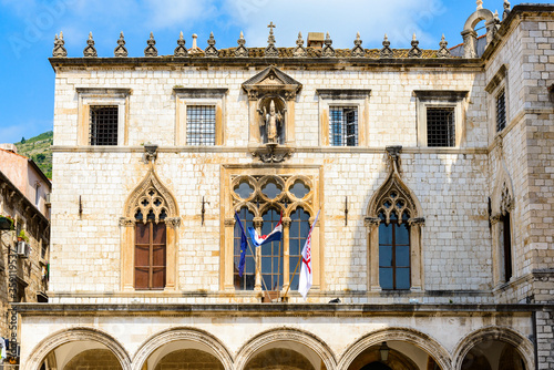 It's Architecture of the Old town of Dubrovnik, Croatia. photo