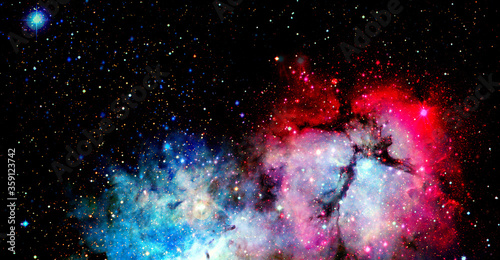 Abstract space background. Elements of this image furnished by NASA