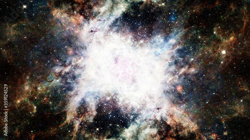 Fototapeta Naklejka Na Ścianę i Meble -  Star birth in the extreme. Elements of this image furnished by NASA