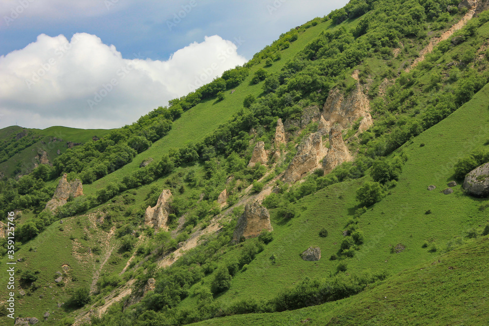 Azerbaijan. The beauty of the green mountains. Shahdag National Park.