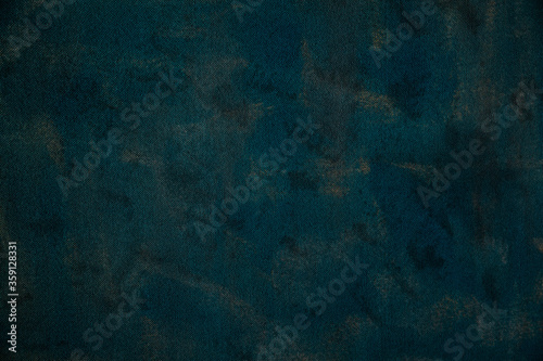 Grungy Texture. Old Weathered Surface. Dark Navy Blue Colour Background