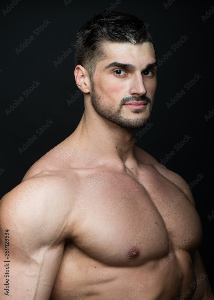Portrait of bodybuilder Portrait of bodybuilder