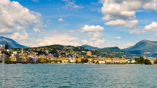 Lugano, a city in the south of Switzerland, in the Italian-speaking canton of Ticino