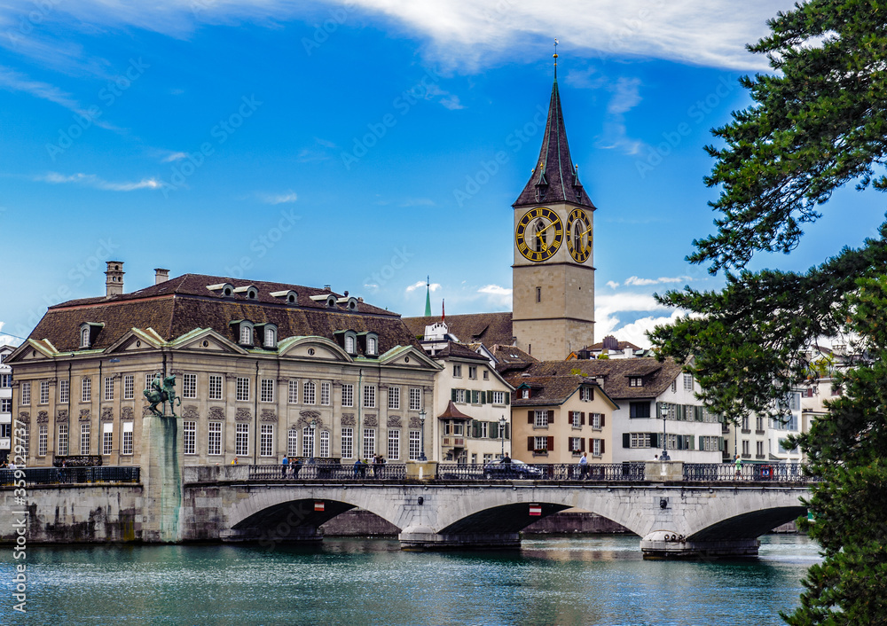 Cityscape of Zurich, Switzerland Cityscape of Zurich, Switzerland