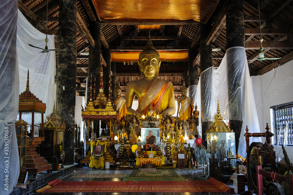 interior of the Buddha church