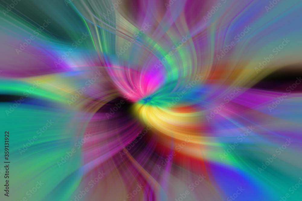 Obraz premium Twirl artistically and artistically colored