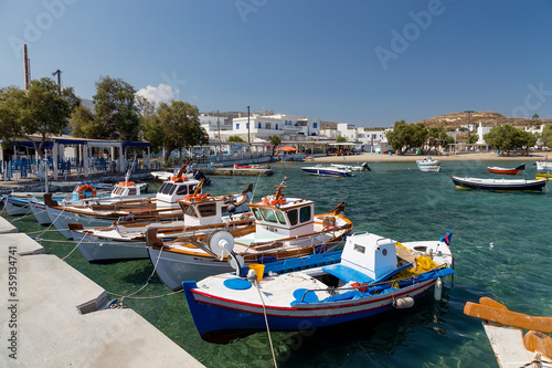 Pollonia village in Milos island  Cyclades  Greece.