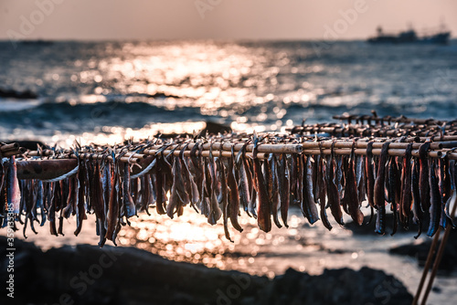 Gwamegi (dried saury) which is a specialty of Pohang, South Korea,(Guamegi) photo