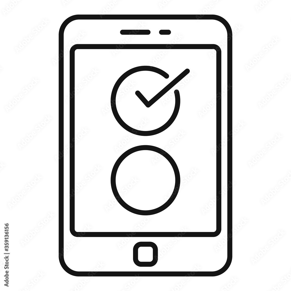Service checklist icon. Outline service checklist vector icon for web design isolated on white background Service checklist icon. Outline service checklist vector icon for web design isolated on white background
