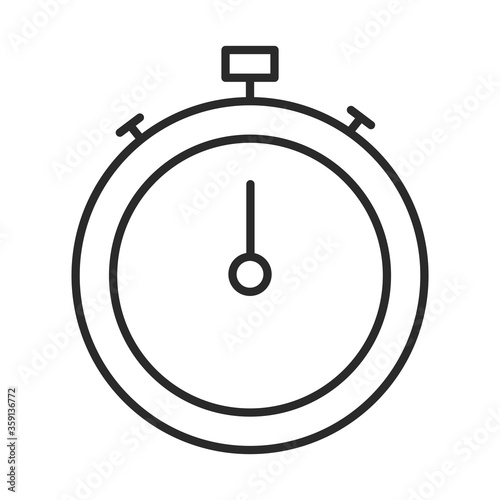 soccer game, chronometer time league recreational sports tournament line style icon