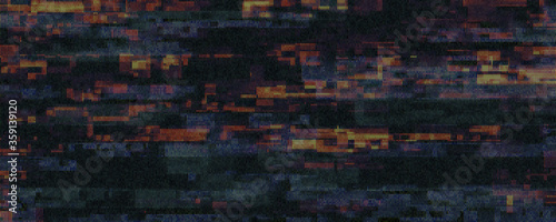RGB television glitch effect background