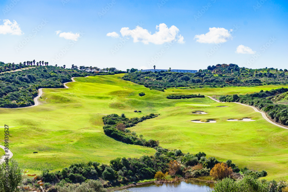 Obraz premium Golf course in Spain