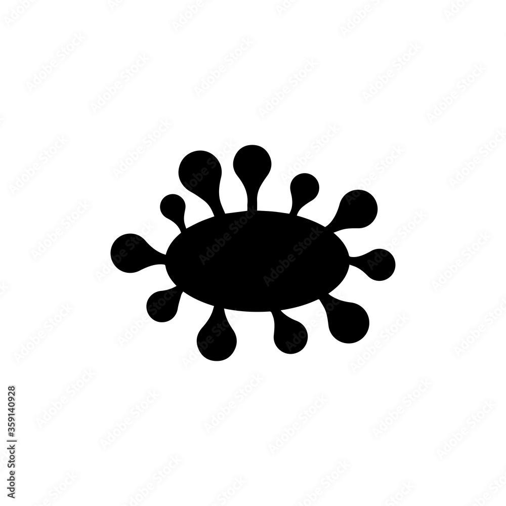 Virus icon vector design Virus icon vector design