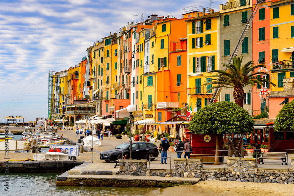 It's Porto Venere, Italy. Porto Venere and the villages of Cinque Terre are the UNESCO World Heritage Site.