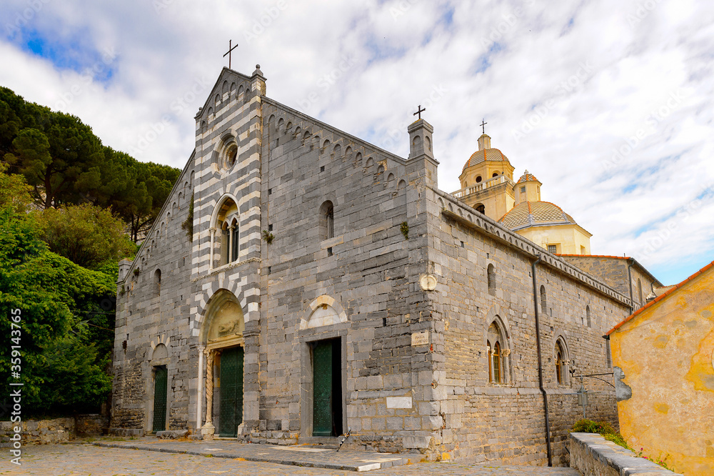 It's Porto Venere, Italy. Porto Venere and the villages of Cinque Terre are the UNESCO World Heritage Site.