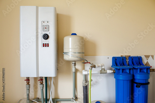 modern boiler for heating water