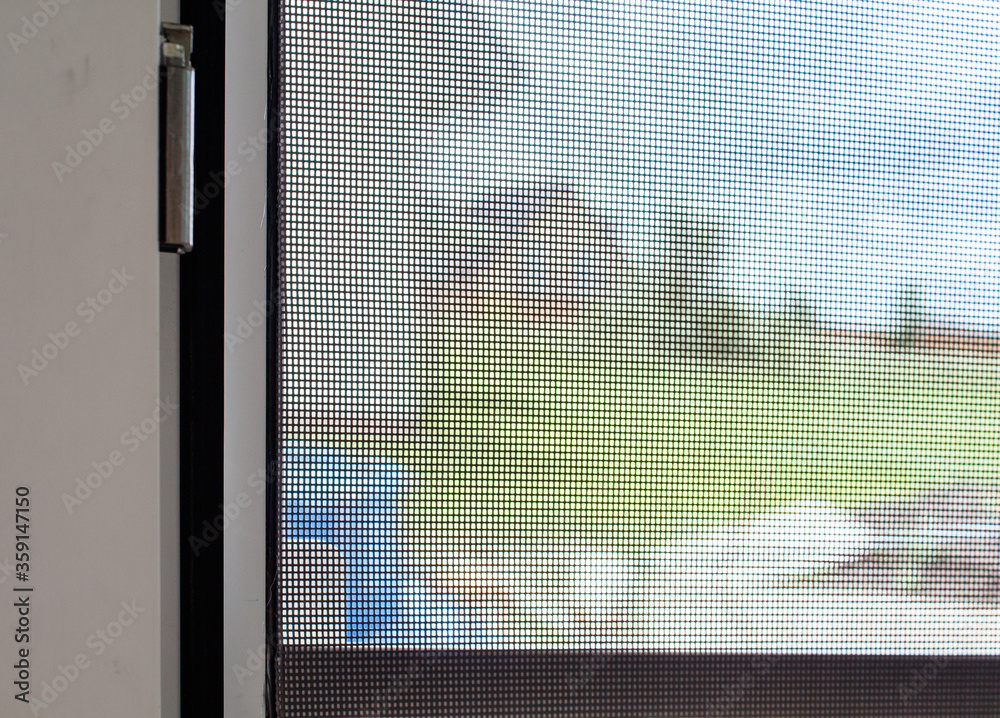 plastic window with mosquito net