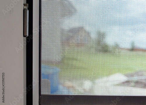 plastic window with mosquito net