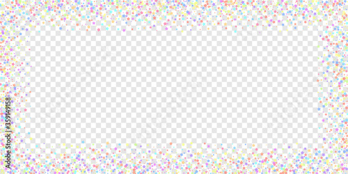 Festive confetti. Celebration stars. Colorful star