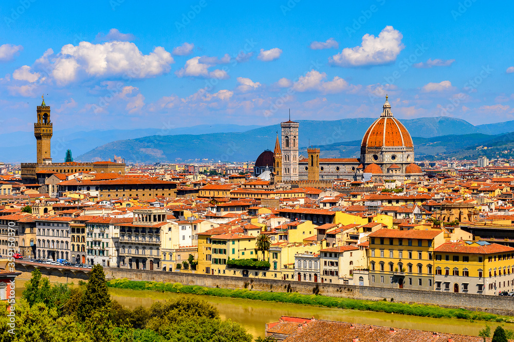 It's Florence, Italy. View from the Piazzetta Michelangelo.