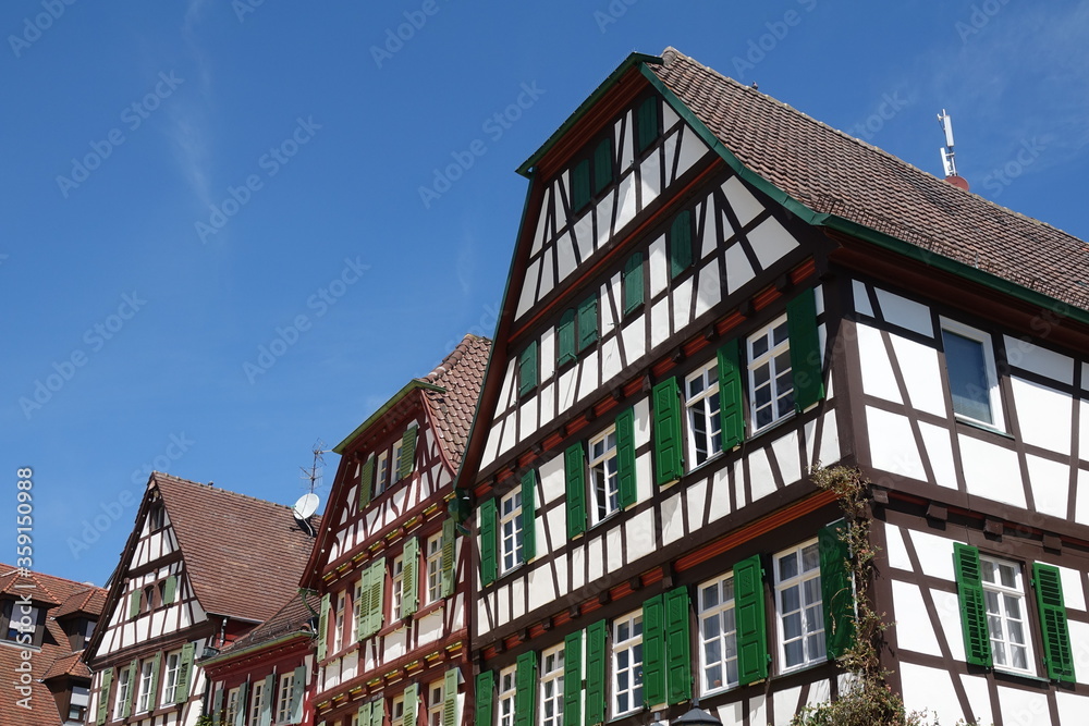 Fototapeta premium Fachwerkhäuser in Bretten