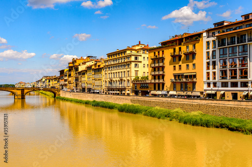 It's River Arno and architecture in Florence, Italy. © Anton Ivanov Photo
