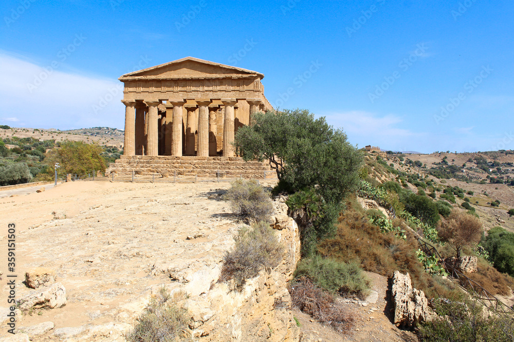 Agrigente / Sicile (Italie) - Temple de la Concorde Agrigente / Sicile (Italie) - Temple de la Concorde