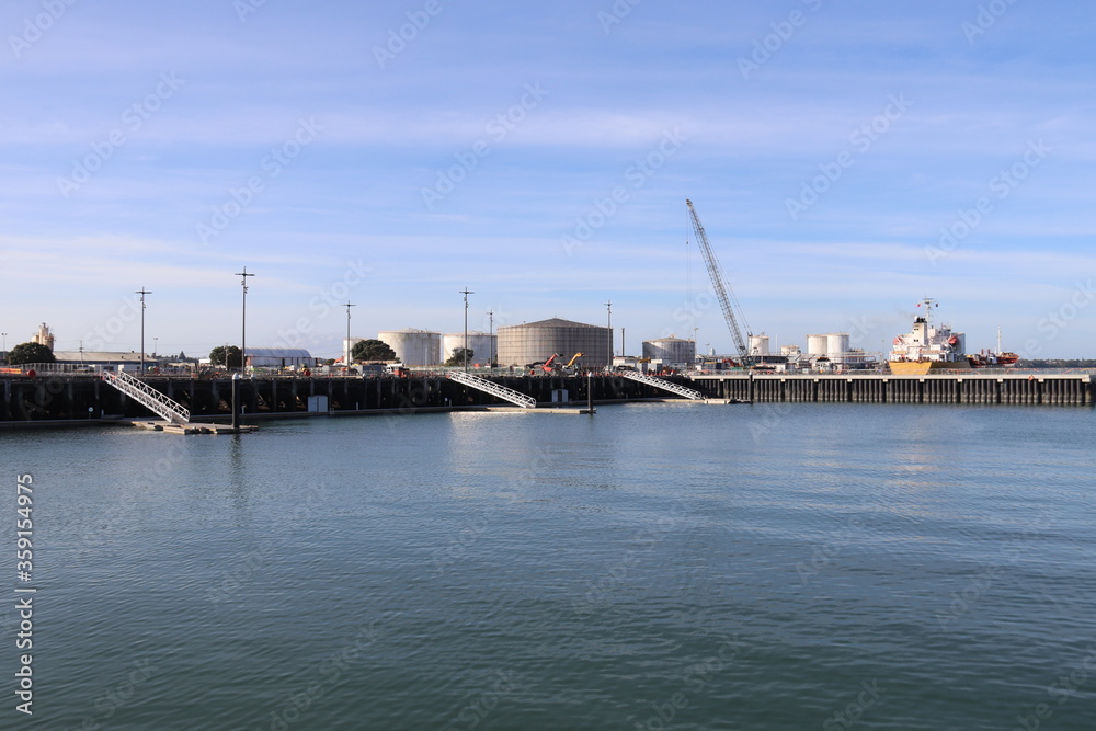 Port de Auckland, Nouvelle Zélande