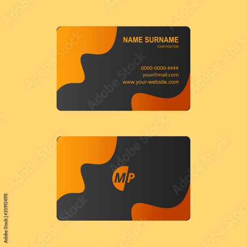 business card template