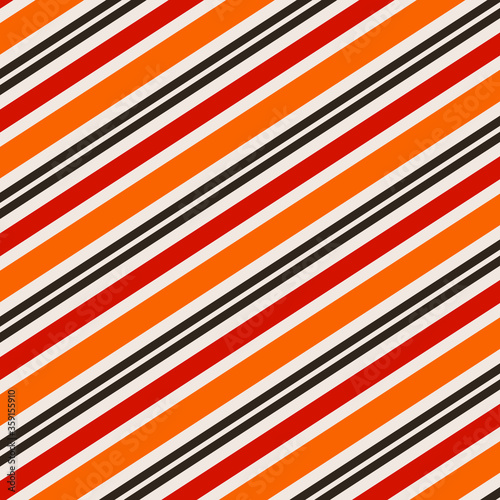 Halloween multicolored stripes tilted. They are suitable for fabric, packaging, decor, postcards, background.