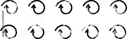 Grunge symbol collection . vector