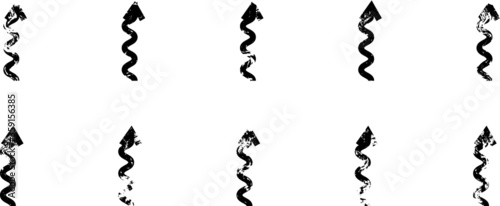 Grunge symbol collection . vector