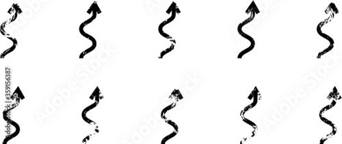 Grunge symbol collection . vector