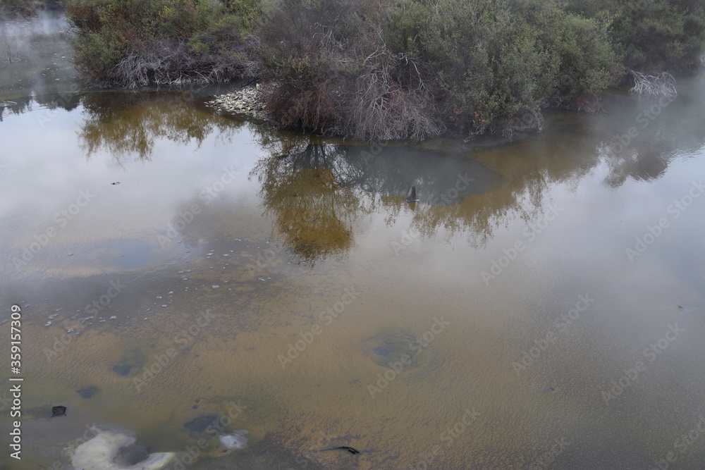 Source chaude à Whakarewarewa, Nouvelle Zélande