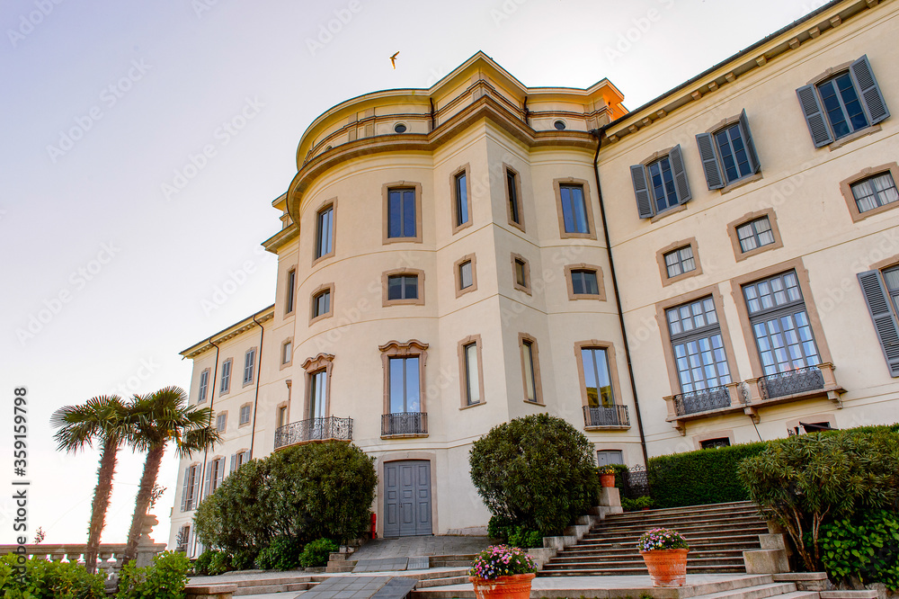 Fototapeta premium It's Palazzo Borromeo on the Isola Bella. Borromeo is the important family from Milan