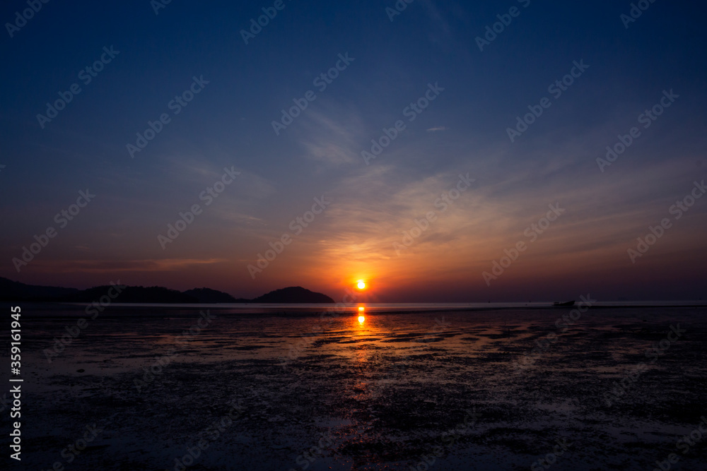 Phuket sunrise over the sea Phuket sunrise over the sea