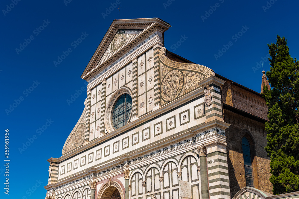 Obraz premium It's Santa Maria Novella church, Florence, Italy