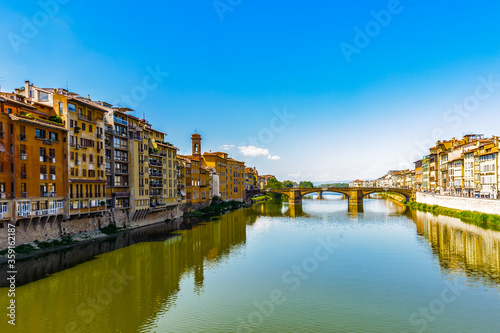 It's River Arno, river in Florence, Italy © Anton Ivanov Photo