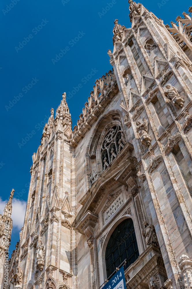 It's Milan Cathedral (Duomo di Milano), the largest cathedral in Italy