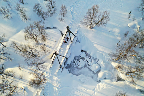 фотографія Snow hiking in Finnish Lapland - Saariselkä Inari