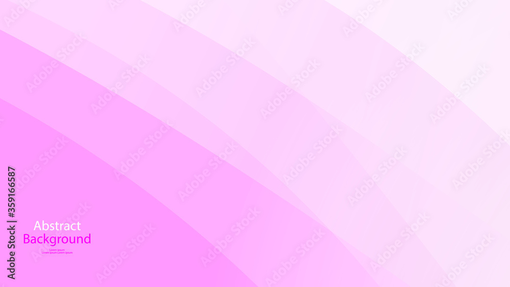 Pink tone color and white color background abstract art vector 