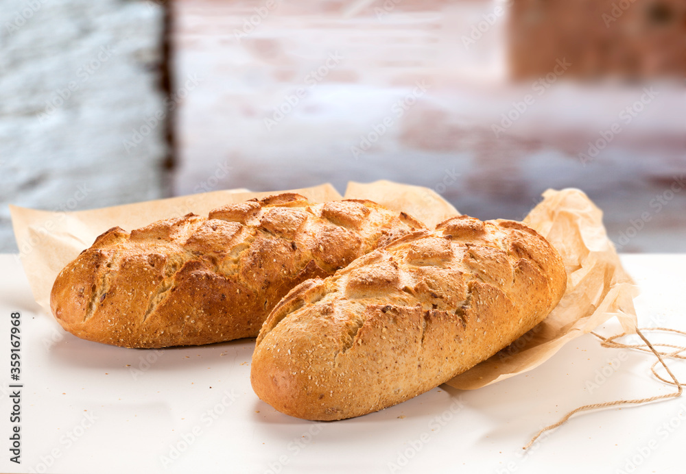 Pan de trigo. Wheat bread.