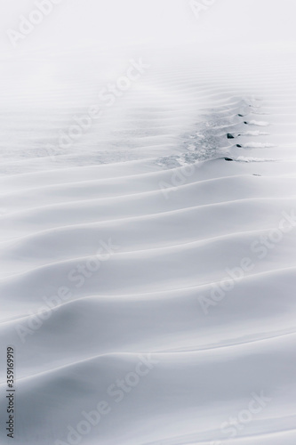 Waves and ripple pattern, Hinlopen Strait, Spitsbergen Island, Svalbard Archipelago, Norway
