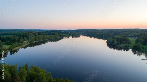 Midsummer midnight at the lakes